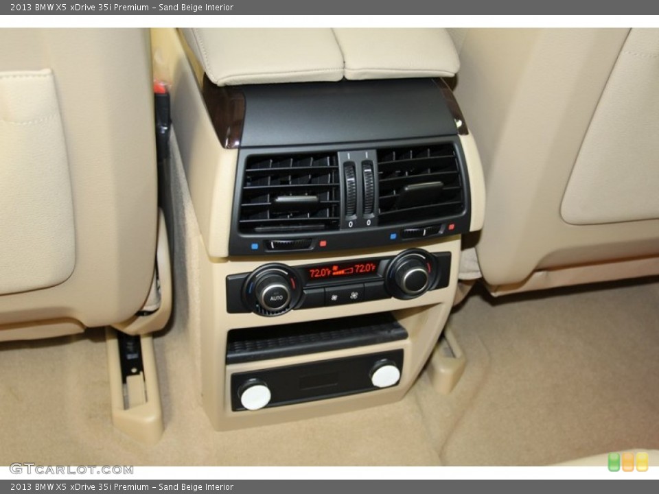 Sand Beige Interior Controls for the 2013 BMW X5 xDrive 35i Premium #78278245