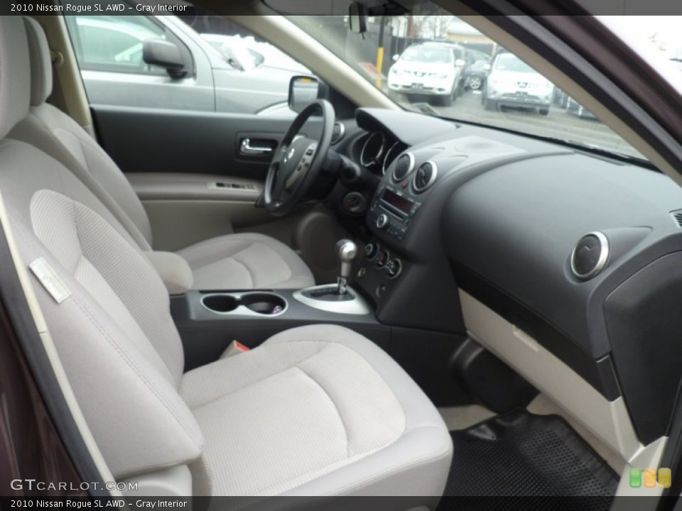 Gray Interior Front Seat for the 2010 Nissan Rogue SL AWD #78278284