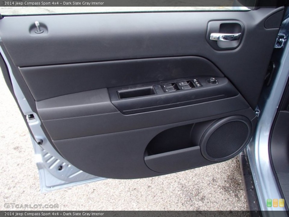 Dark Slate Gray Interior Door Panel for the 2014 Jeep Compass Sport 4x4 #78278869