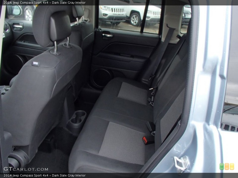 Dark Slate Gray Interior Rear Seat for the 2014 Jeep Compass Sport 4x4 #78278883