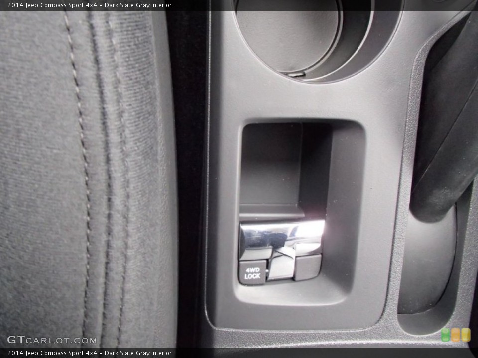 Dark Slate Gray Interior Controls for the 2014 Jeep Compass Sport 4x4 #78278974
