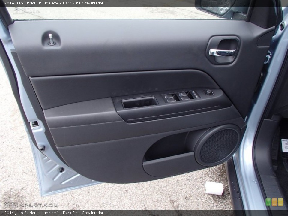 Dark Slate Gray Interior Door Panel for the 2014 Jeep Patriot Latitude 4x4 #78279286