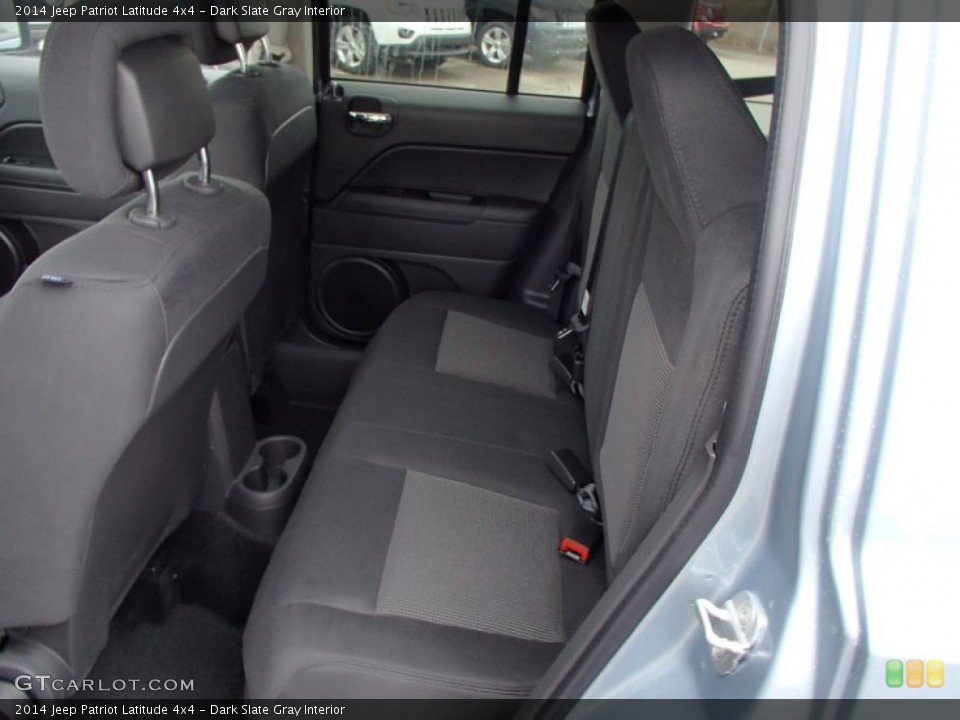Dark Slate Gray Interior Rear Seat for the 2014 Jeep Patriot Latitude 4x4 #78279304