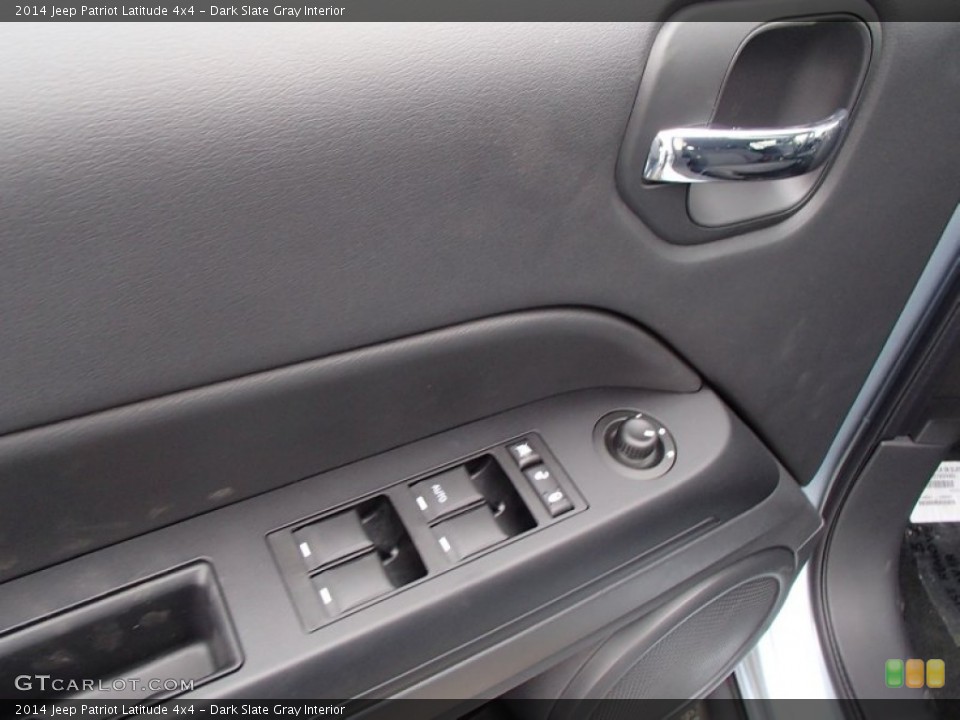 Dark Slate Gray Interior Controls for the 2014 Jeep Patriot Latitude 4x4 #78279340