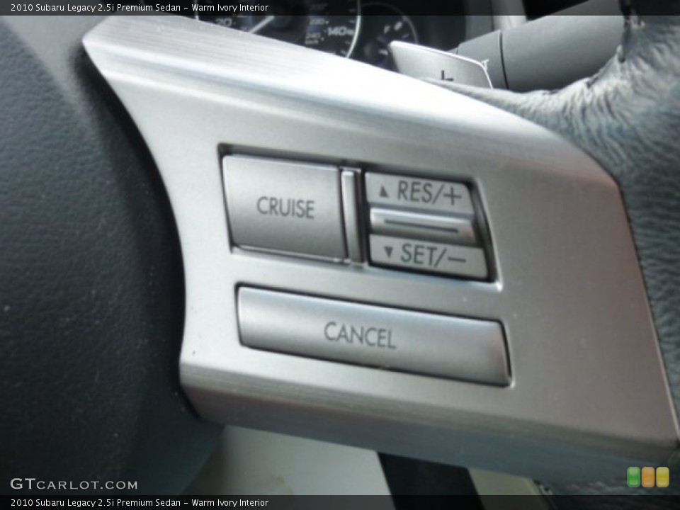 Warm Ivory Interior Controls for the 2010 Subaru Legacy 2.5i Premium Sedan #78279681