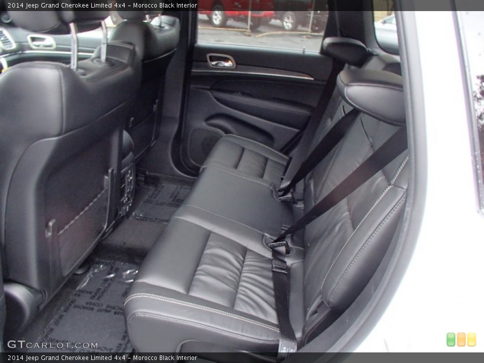 Morocco Black Interior Rear Seat for the 2014 Jeep Grand Cherokee Limited 4x4 #78280054
