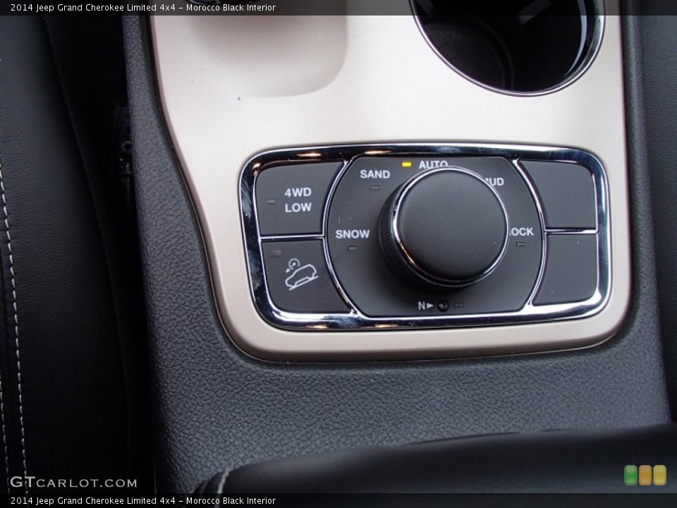 Morocco Black Interior Controls for the 2014 Jeep Grand Cherokee Limited 4x4 #78280114