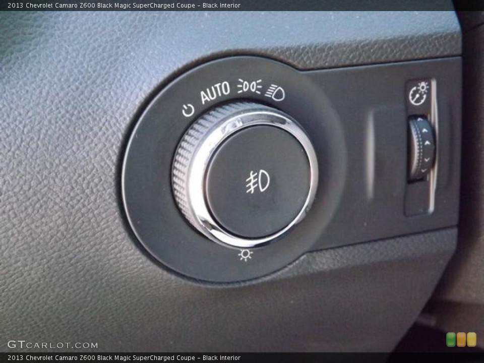 Black Interior Controls for the 2013 Chevrolet Camaro Z600 Black Magic SuperCharged Coupe #78280416