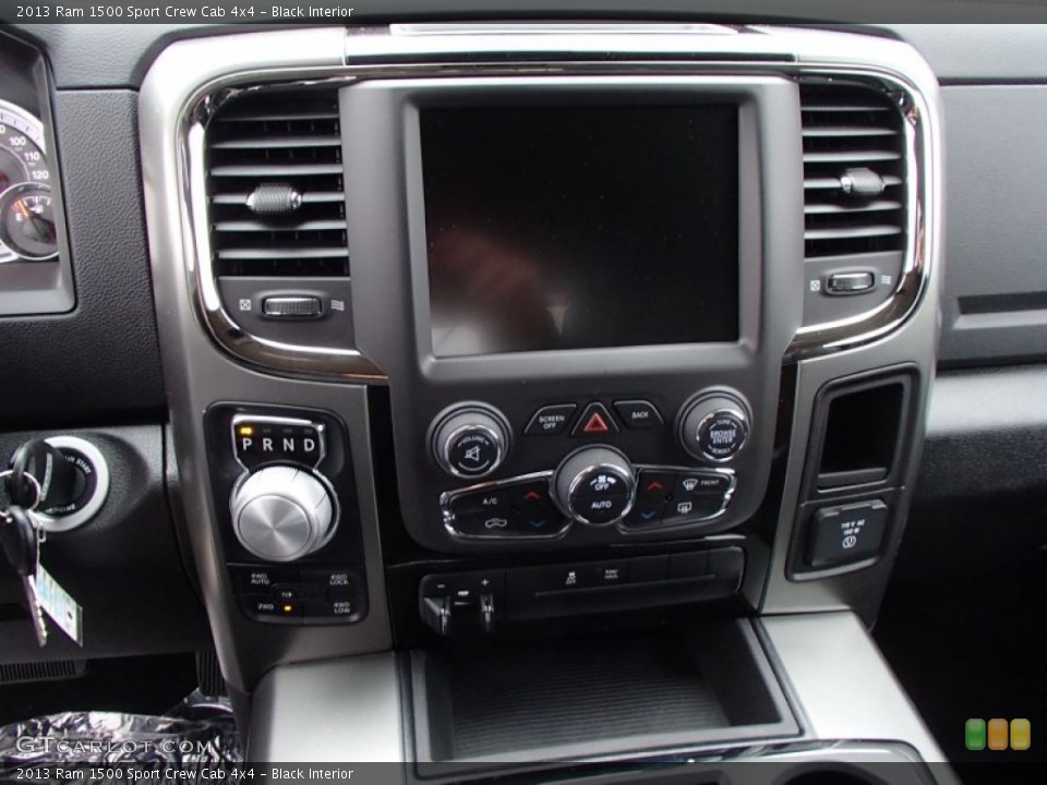 Black Interior Controls for the 2013 Ram 1500 Sport Crew Cab 4x4 #78281258