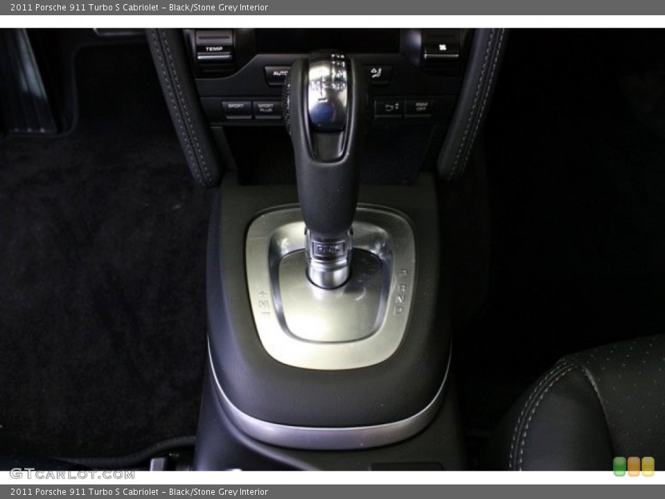 Black/Stone Grey Interior Transmission for the 2011 Porsche 911 Turbo S Cabriolet #78282379