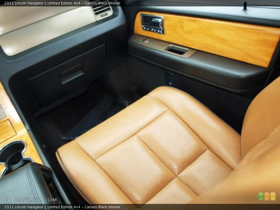 Canyon/Black Interior Photo for the 2011 Lincoln Navigator L Limited Edition 4x4 #78283017