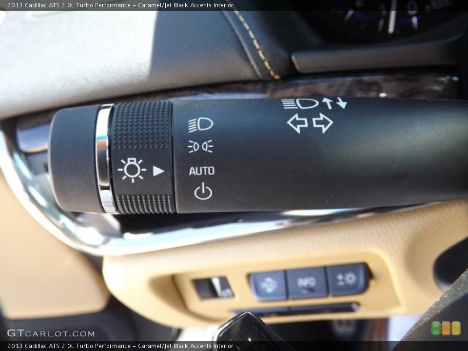 Caramel/Jet Black Accents Interior Controls for the 2013 Cadillac ATS 2.0L Turbo Performance #78285121