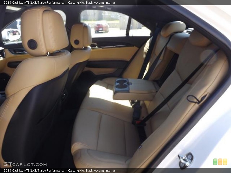 Caramel/Jet Black Accents Interior Rear Seat for the 2013 Cadillac ATS 2.0L Turbo Performance #78285220