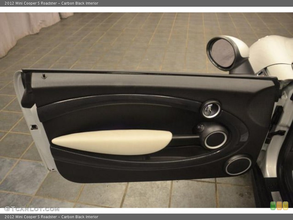 Carbon Black Interior Door Panel for the 2012 Mini Cooper S Roadster #78286334