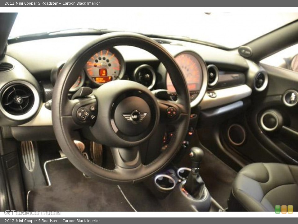 Carbon Black Interior Dashboard for the 2012 Mini Cooper S Roadster #78286372