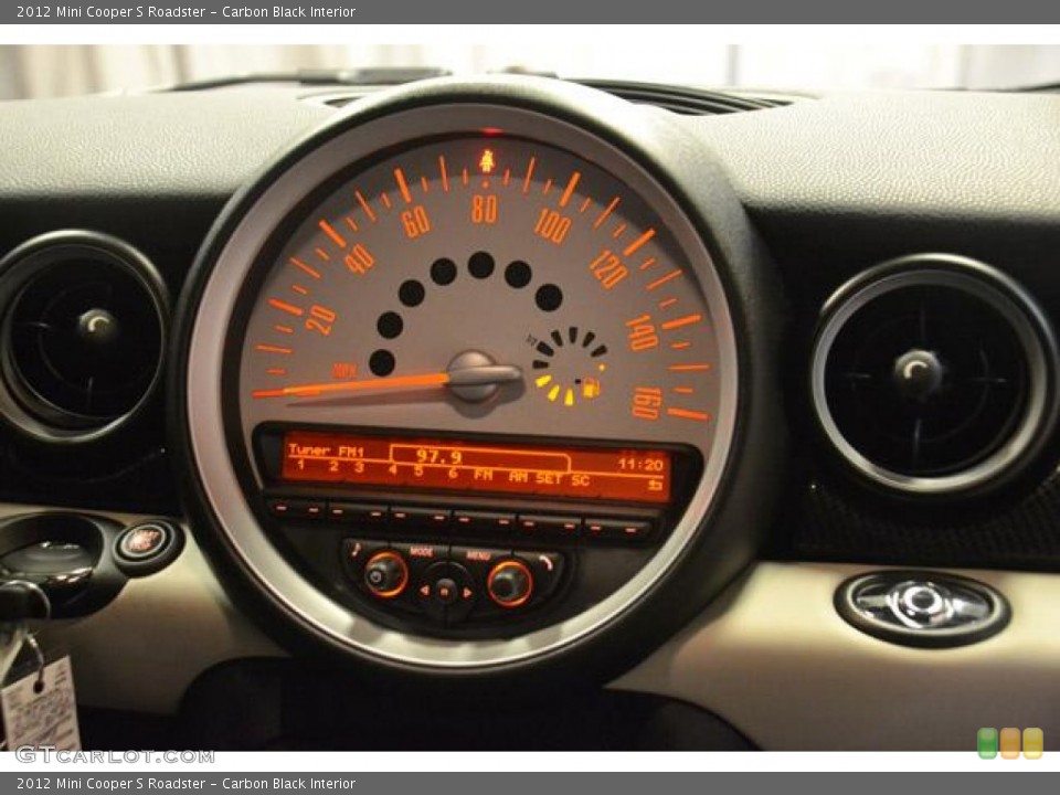 Carbon Black Interior Gauges for the 2012 Mini Cooper S Roadster #78286417