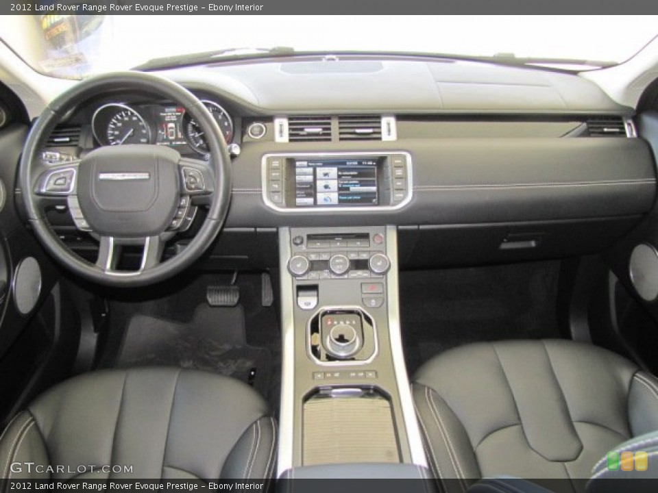 Ebony Interior Dashboard for the 2012 Land Rover Range Rover Evoque Prestige #78286630
