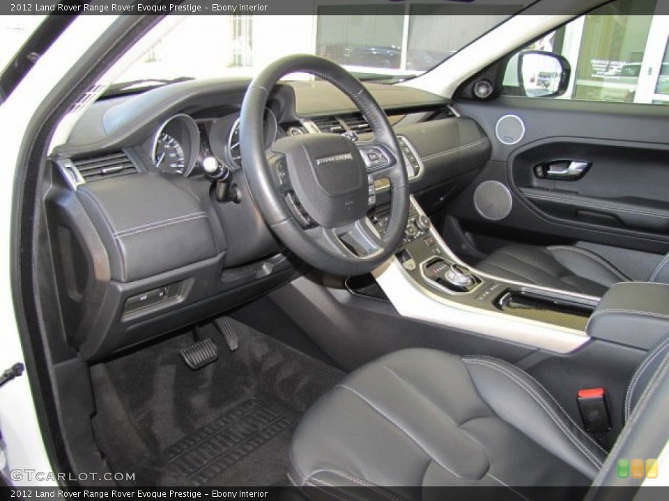 Ebony Interior Prime Interior for the 2012 Land Rover Range Rover Evoque Prestige #78286762