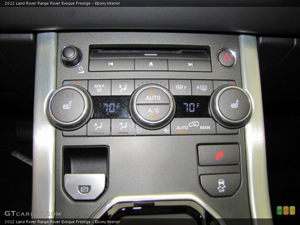 Ebony Interior Controls for the 2012 Land Rover Range Rover Evoque Prestige #78286885