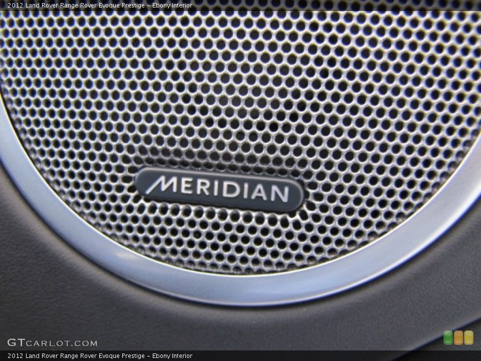 Ebony Interior Audio System for the 2012 Land Rover Range Rover Evoque Prestige #78286963
