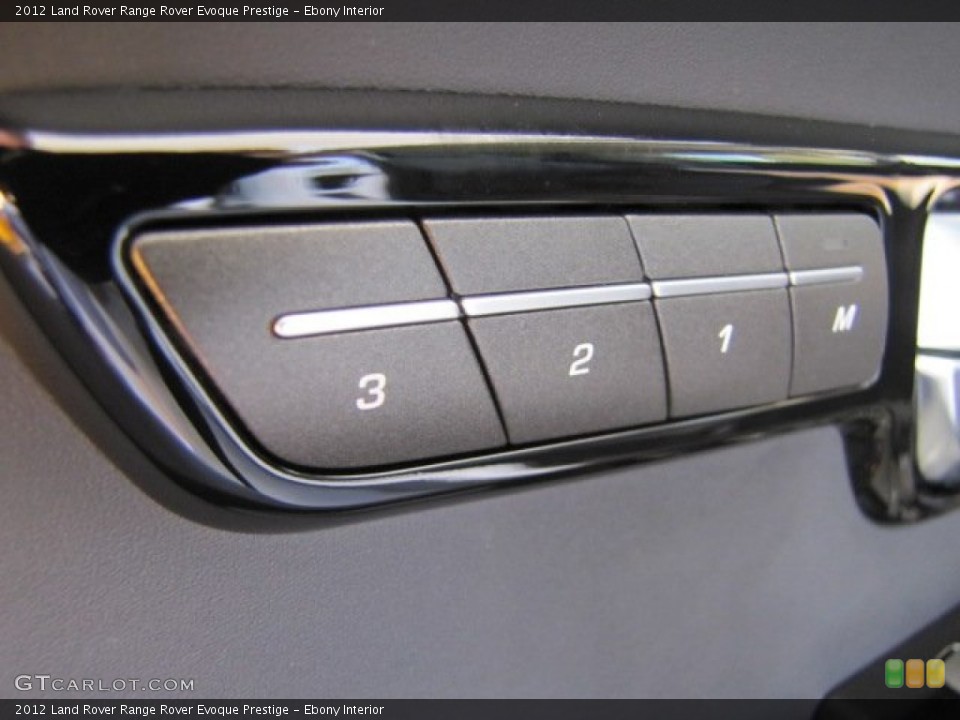 Ebony Interior Controls for the 2012 Land Rover Range Rover Evoque Prestige #78287122