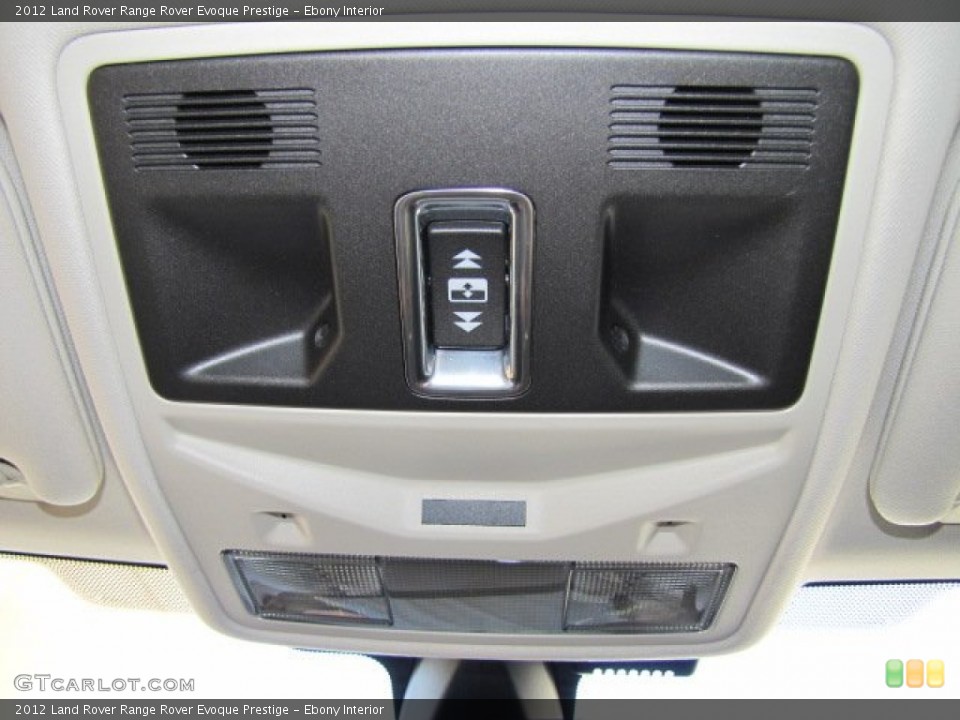 Ebony Interior Controls for the 2012 Land Rover Range Rover Evoque Prestige #78287206