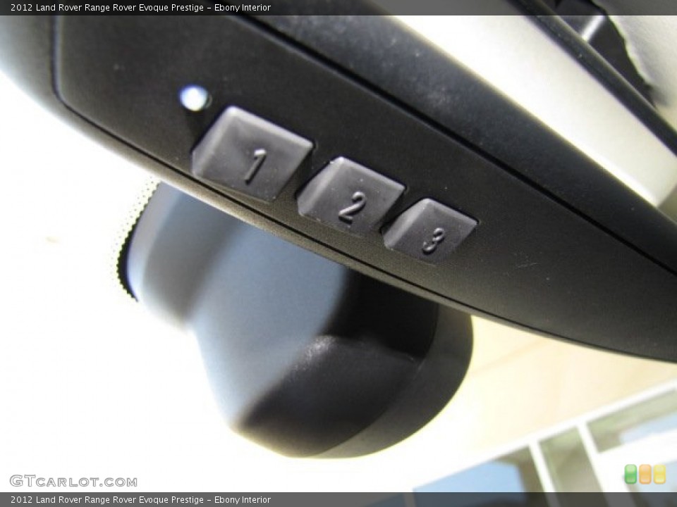 Ebony Interior Controls for the 2012 Land Rover Range Rover Evoque Prestige #78287215