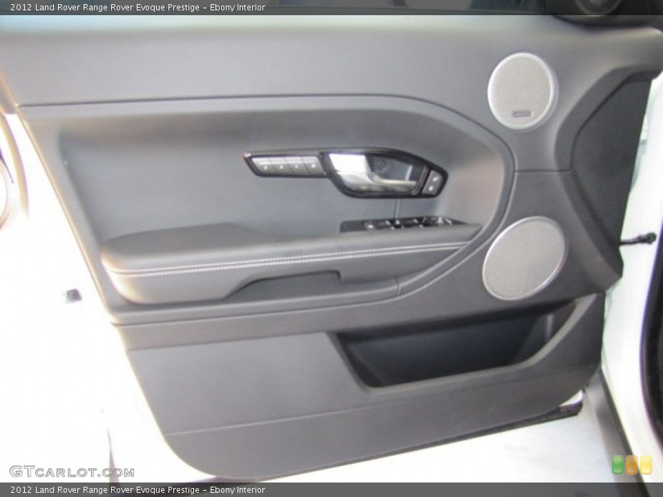 Ebony Interior Door Panel for the 2012 Land Rover Range Rover Evoque Prestige #78287242