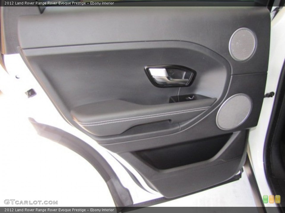 Ebony Interior Door Panel for the 2012 Land Rover Range Rover Evoque Prestige #78287251