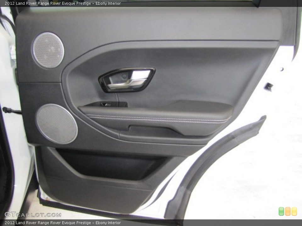 Ebony Interior Door Panel for the 2012 Land Rover Range Rover Evoque Prestige #78287263