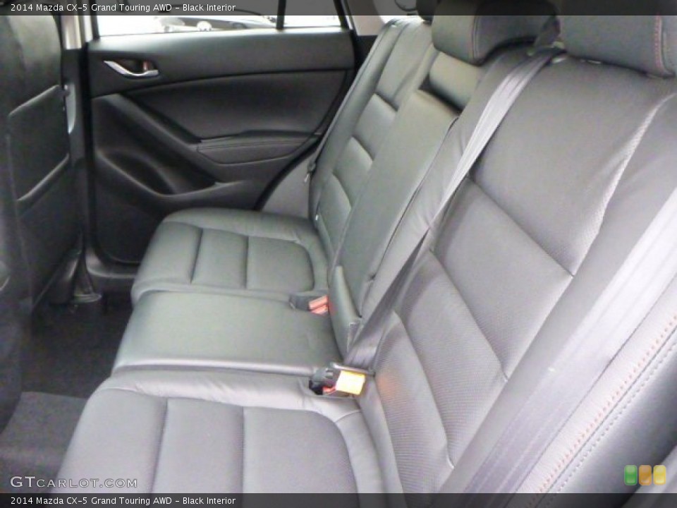 Black Interior Rear Seat for the 2014 Mazda CX-5 Grand Touring AWD #78288055