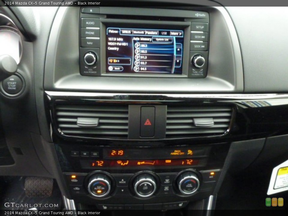 Black Interior Controls for the 2014 Mazda CX-5 Grand Touring AWD #78288169