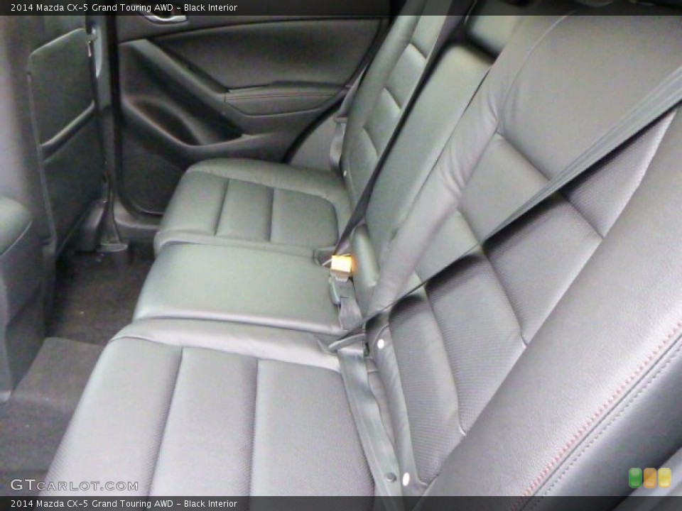 Black Interior Rear Seat for the 2014 Mazda CX-5 Grand Touring AWD #78288397
