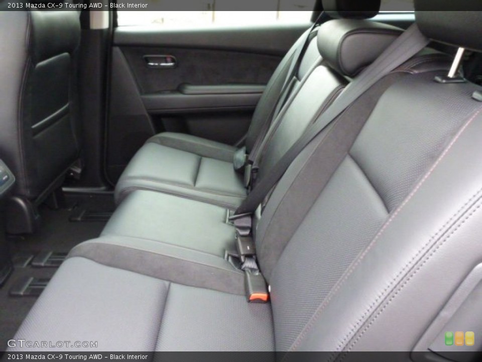 Black Interior Rear Seat for the 2013 Mazda CX-9 Touring AWD #78289367
