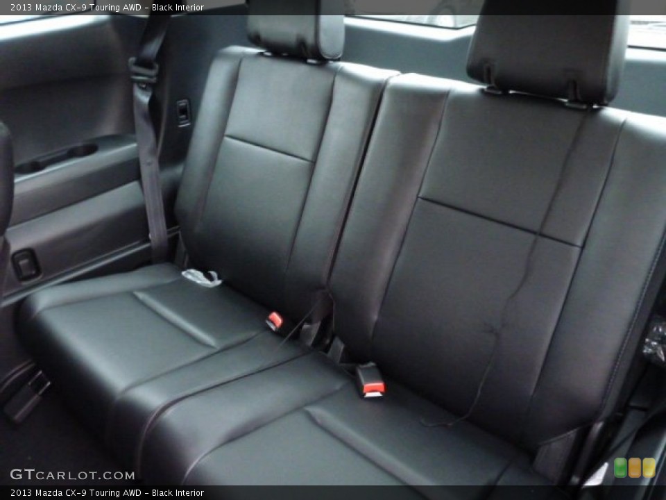 Black Interior Rear Seat for the 2013 Mazda CX-9 Touring AWD #78289384