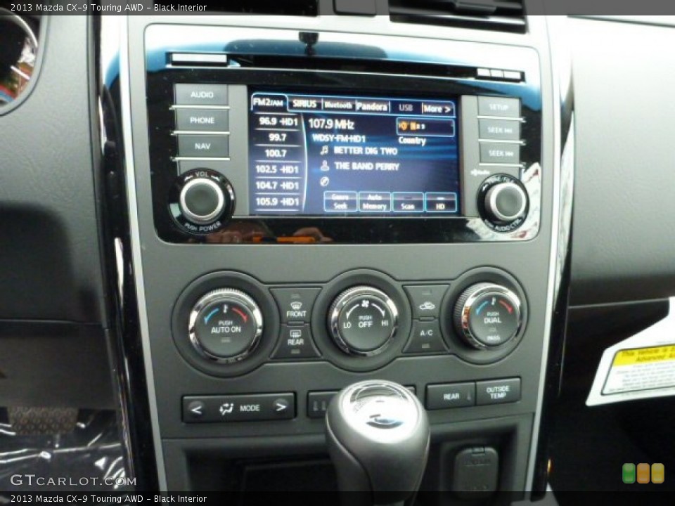 Black Interior Controls for the 2013 Mazda CX-9 Touring AWD #78289492