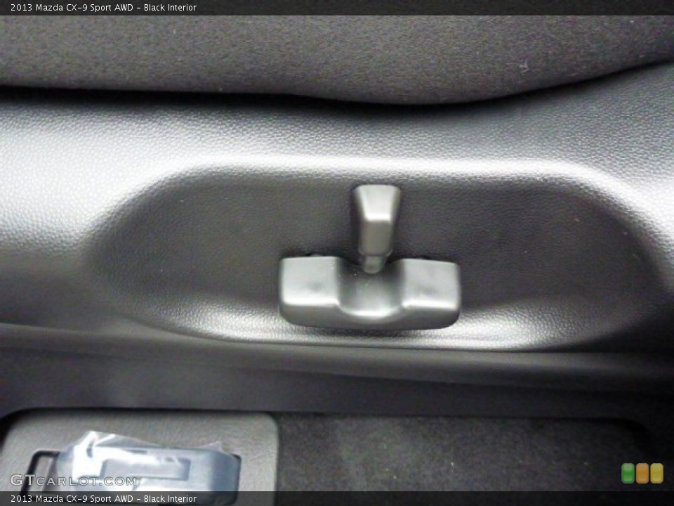 Black Interior Controls for the 2013 Mazda CX-9 Sport AWD #78289747