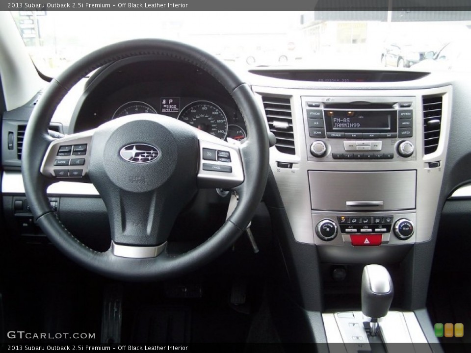 Off Black Leather Interior Dashboard for the 2013 Subaru Outback 2.5i Premium #78289987