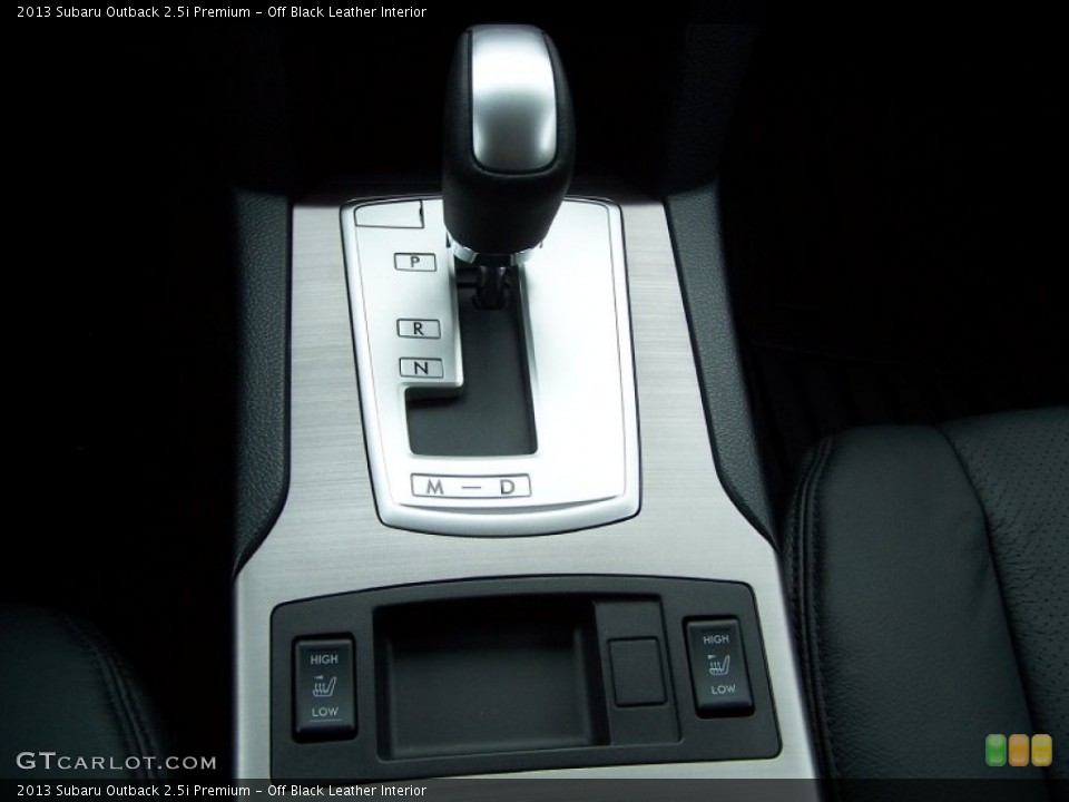 Off Black Leather Interior Transmission for the 2013 Subaru Outback 2.5i Premium #78290048