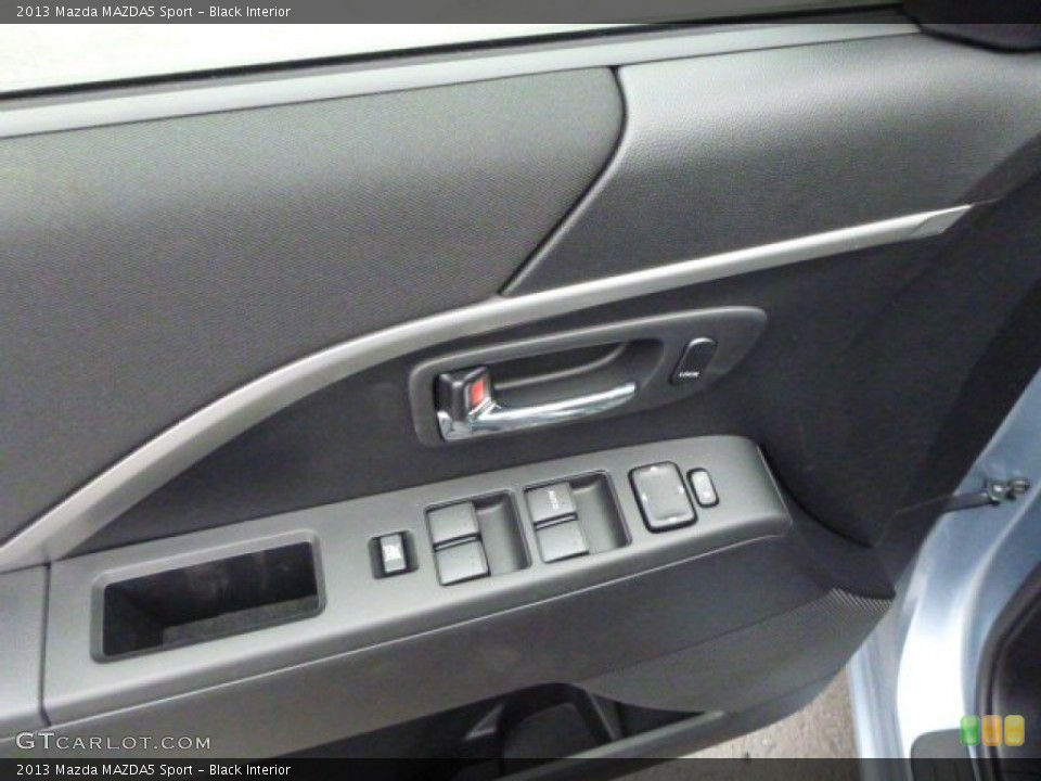 Black Interior Controls for the 2013 Mazda MAZDA5 Sport #78290068