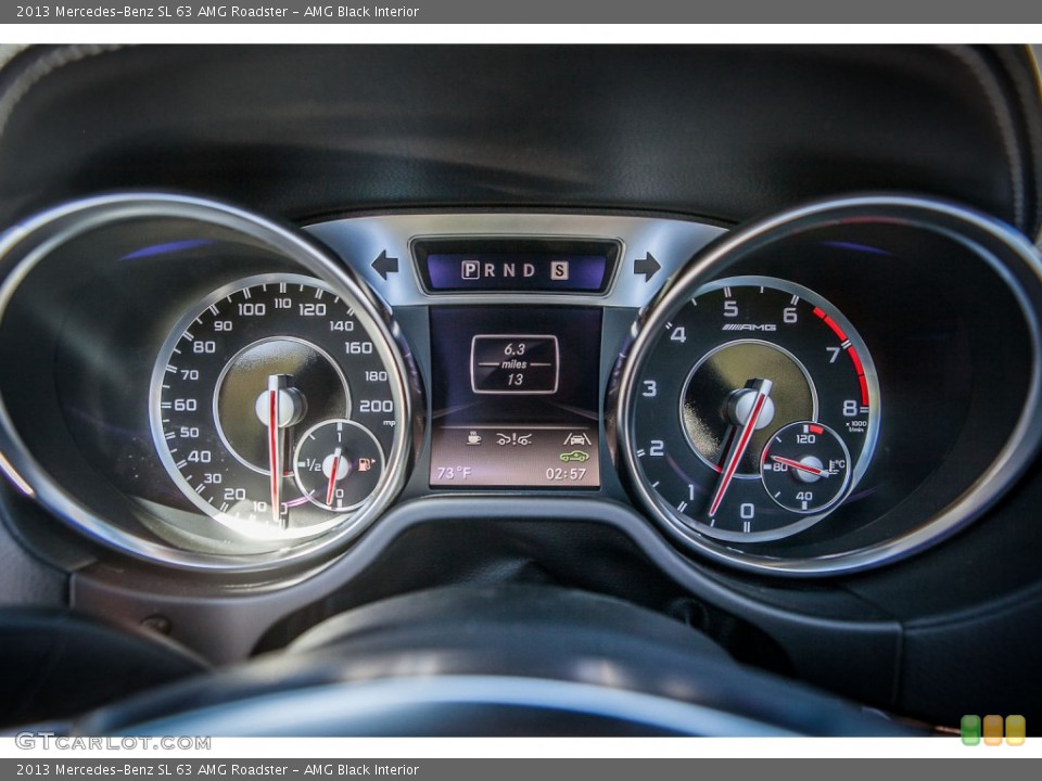 AMG Black Interior Gauges for the 2013 Mercedes-Benz SL 63 AMG Roadster #78290158