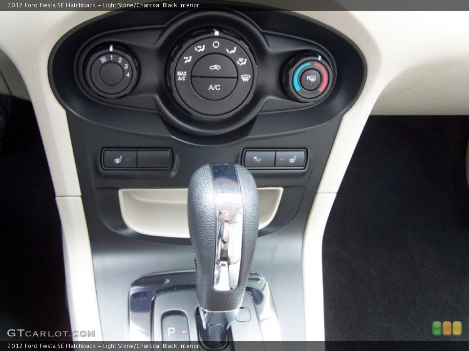 Light Stone/Charcoal Black Interior Controls for the 2012 Ford Fiesta SE Hatchback #78290494