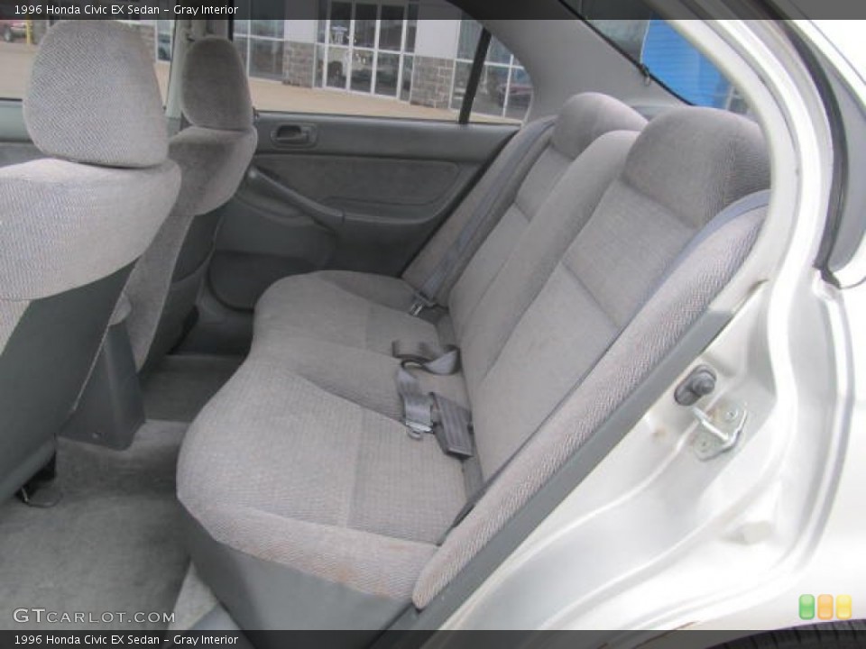 Gray Interior Rear Seat for the 1996 Honda Civic EX Sedan #78290683
