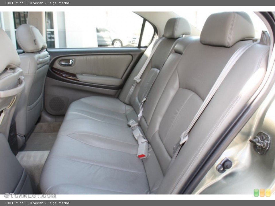 Beige Interior Rear Seat for the 2001 Infiniti I 30 Sedan #78291212