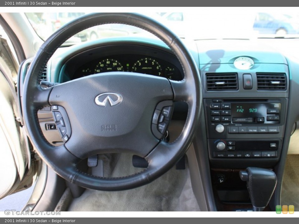 Beige Interior Steering Wheel for the 2001 Infiniti I 30 Sedan #78291370