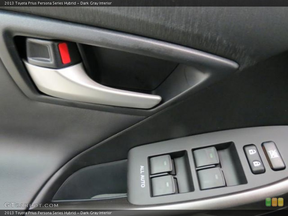 Dark Gray Interior Controls for the 2013 Toyota Prius Persona Series Hybrid #78292422