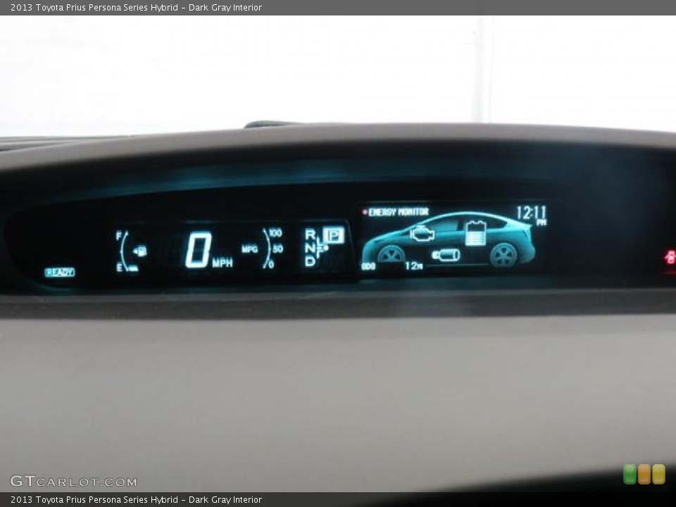 Dark Gray Interior Gauges for the 2013 Toyota Prius Persona Series Hybrid #78292432