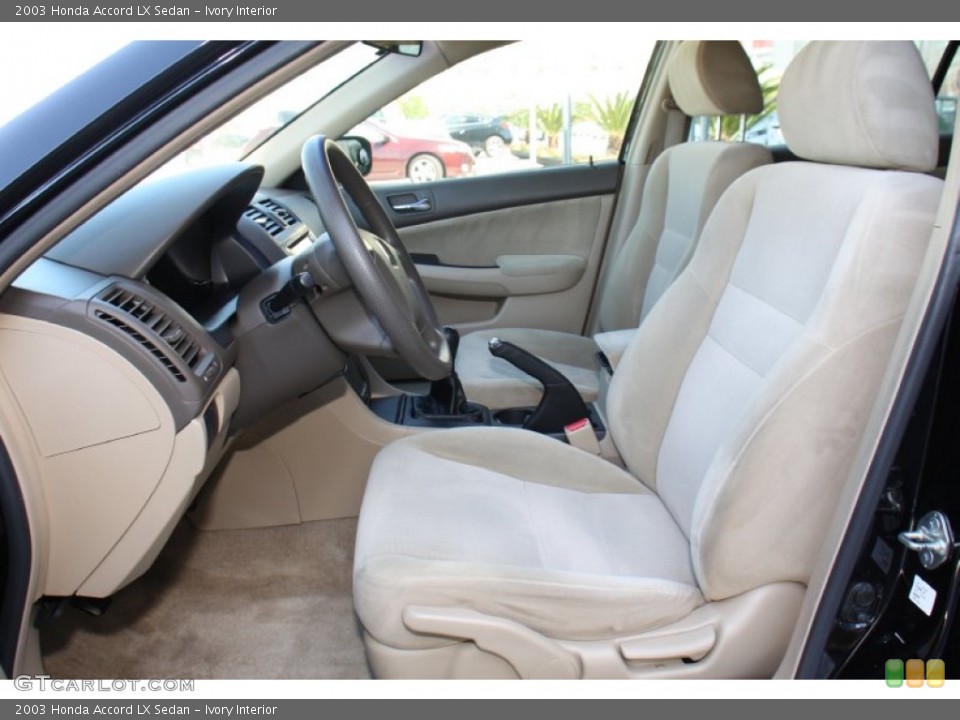 Ivory Interior Front Seat for the 2003 Honda Accord LX Sedan #78292963