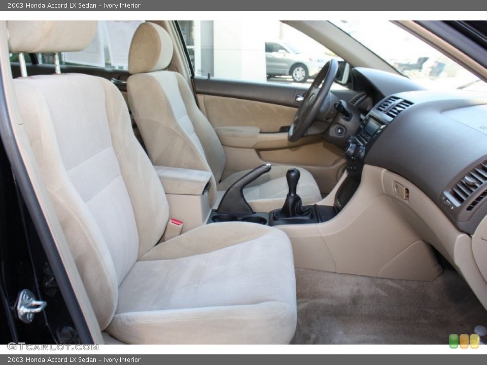 Ivory Interior Front Seat for the 2003 Honda Accord LX Sedan #78293039