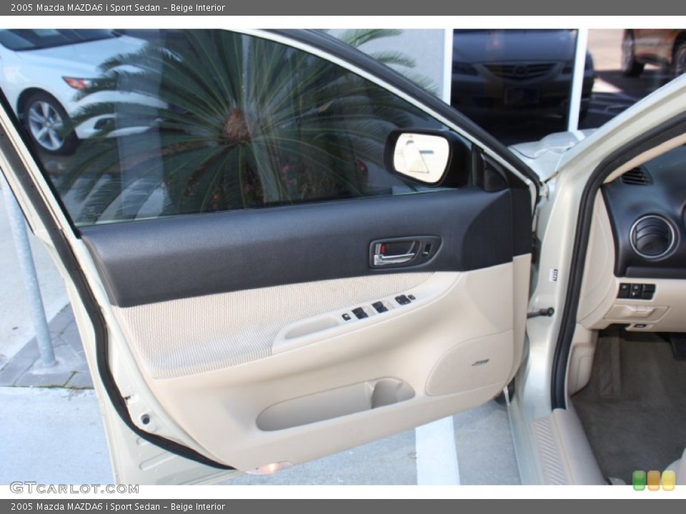 Beige Interior Door Panel for the 2005 Mazda MAZDA6 i Sport Sedan #78294154